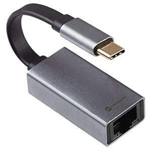 Cabo Adaptador USB-C para RJ45 Ethernet 14cm